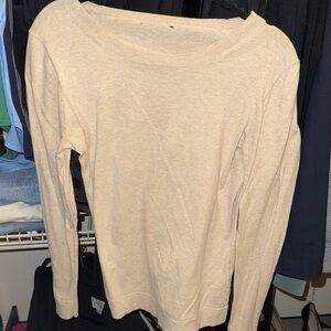 JcrewCream Long Sleeve Sweater